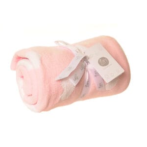 Ziggle - Pink and White Hearts Chenille Blanket