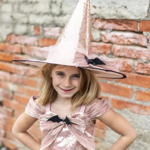 Great Pretenders Glam Witch Hat Pink