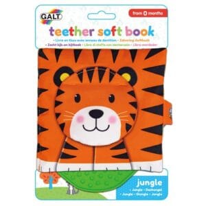 Galt Teether Soft Book Jungle